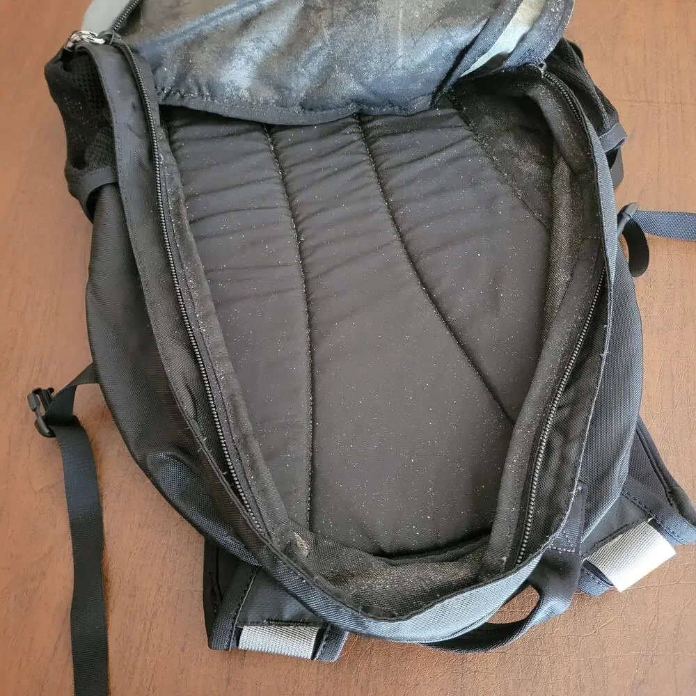 Vintage Eagle Creek Matrix Tungsten Backpack Black Gray Tech Travel Daypack Used